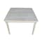International Concepts Square Square Juvenile Table, 32 W, 32 L, 22.25 H, Wood, Unfinished JT-3232 - alternate 6